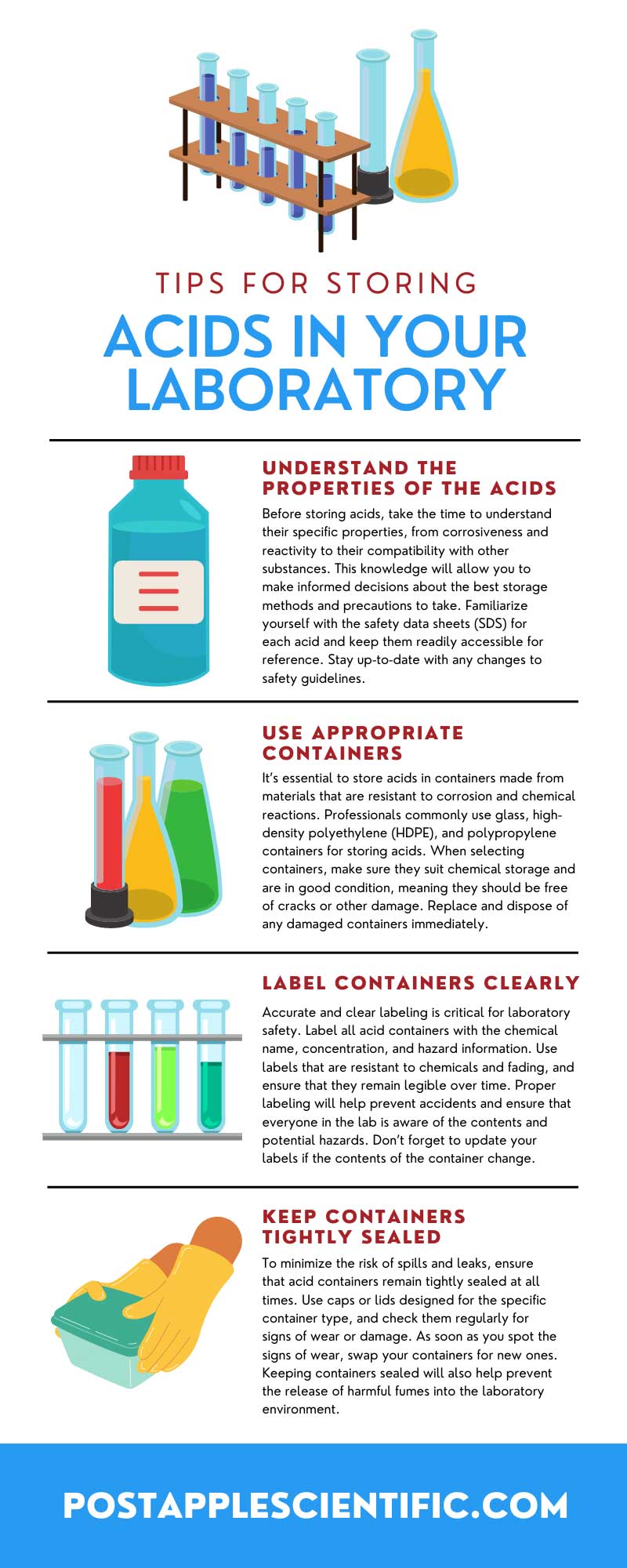15 Tips for Storing Acids in Your Laboratory