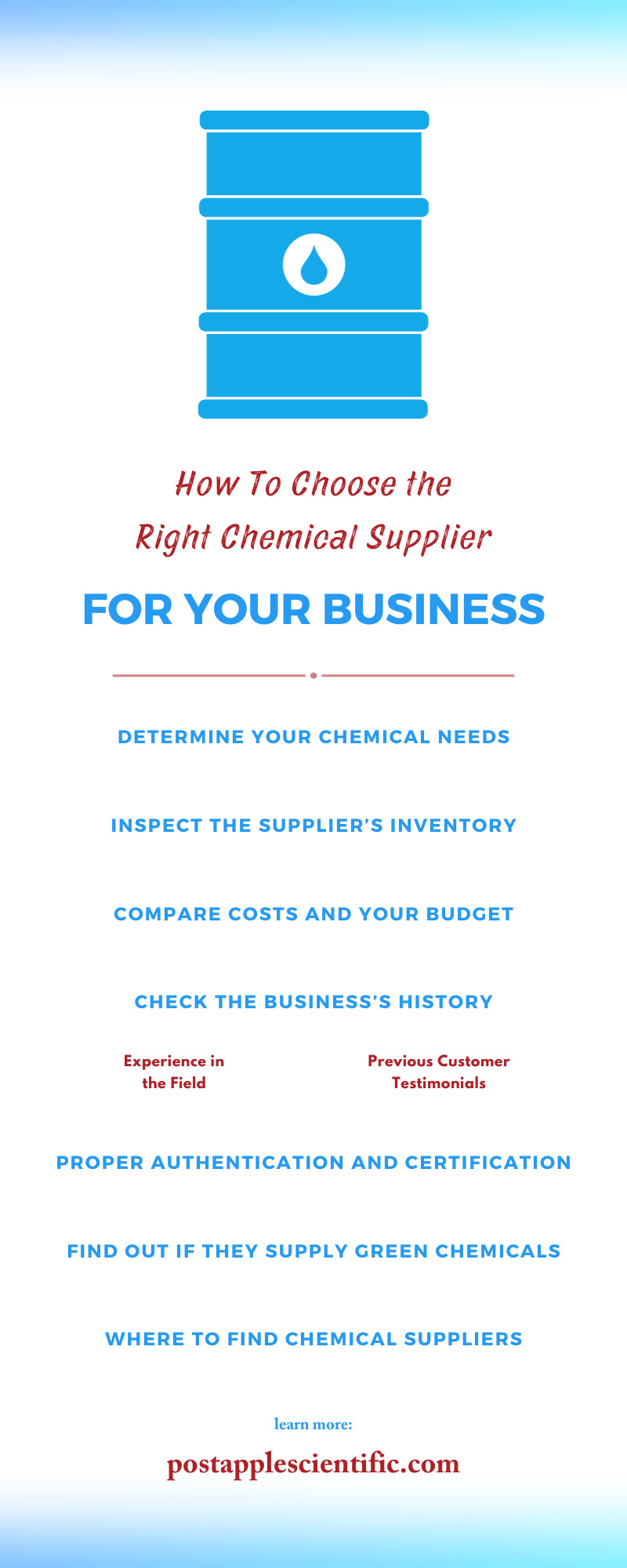 How To Choose the Right Chemical Supplier for Your Business